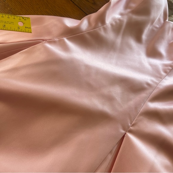 Sherri Hill  50548 blush pink rhinestone cap sleeve  short  dress 10 - Picture 13 of 16